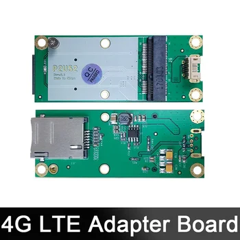4G LTE Съвет по развитие на Индустриален Мини Адаптер, PCIe КЪМ USB с Конектор за SIM-карти P2U52 за WWAN/LTE 3G/4G Безжична Wifi Модул