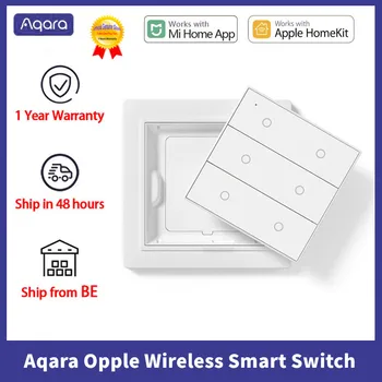 Aqara Оригинален Opple Switch Draadloze Smart Switch Международната Версия На Zigbee 3.0 Geen Bedrading Приложение Nodig Алс (Je Werken Met Mijia