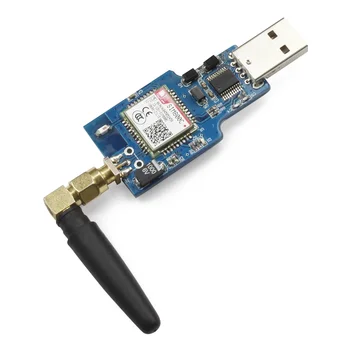 Модул USB-GSM, GSM GPRS SIM800, модул SIM800C, чип CH340T за безжични SMS-съобщения, съвместими с Bluetooth, с антена