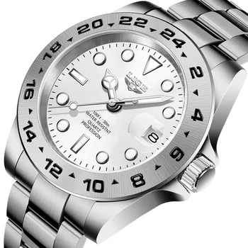 LIGE висок клас марка, луксозни модни часовници за водолази, мъжки 3ATM, водоустойчив часовник с дата, спортни часовници, мъжки кварцов часовник Relogio Masculino