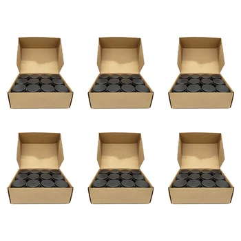 Консервени кутии за свещи, 144 броя, 4 грама, метални контейнери за производство на свещи, декоративно-приложното изкуство, сухо съхраняване, търговия на дребно за продажба на черно на цвят
