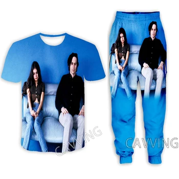 Ежедневни тениски с 3D-принтом Mazzy Star + панталони, панталони за джогинг, панталони, костюми, дамски / мъжки комплекти, костюми, облекло