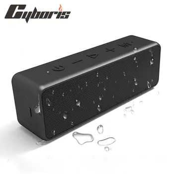 Cyboris X5pro 20 W открит водоустойчив Bluetooth говорител преносим субуфер TWS двоен високоговорител Стерео безжична звукова кутия подкрепа TF