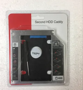 Адаптер за 2-ро твърд диск HDD SSD 12,7 мм за HP Compaq Presario CQ70 CQ71 CQ60 CQ61