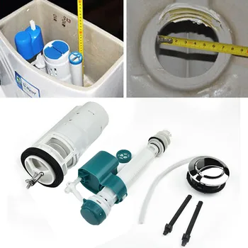 Комплект бутони тоалетна клапан за източване на вода в тоалетната, фитинги за ремонт бачка, аксесоари за баня, тоалетка, аксесоари за резервоара за вода