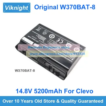 Оригинална литиево-йонна батерия за лаптоп CLEVO W370BAT-8 6-87-W370S-4271 6-87-W37SS-427 14,8 V 5200 mAh 76,96 Wh W350ST P27G XMG A723-9OP