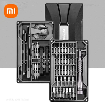 Xiaomi DELIXI Многофункционален набор от отвертки за ремонт телефон, лаптоп, инструмент за демонтаж, прецизна отвертка набор от магнитни бита