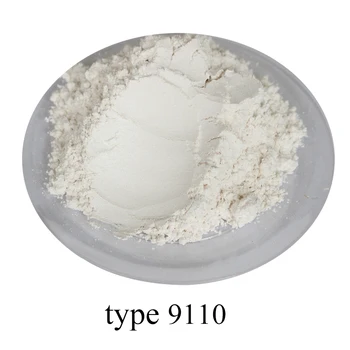 Тип 9110 Пигмент Перла на прах, полезен естествен минерален прах от слюда, оцветител 