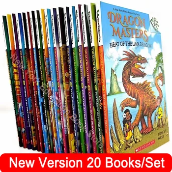 3 Книги застанали начело на дракони Детски книги за четене на английски език, книгата с разкази, глави, романи за 5-12 години, британските книги Livros