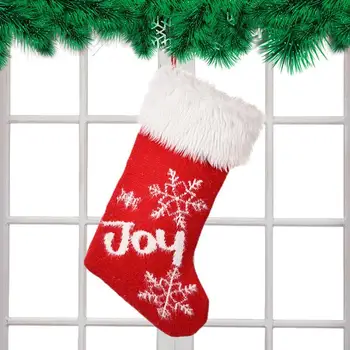 Коледен подарък, чорап, украса за парти, голям коледен отглеждане, занаяти собствените си ръце, украшения за елхи, коледни чорапи, бонбони