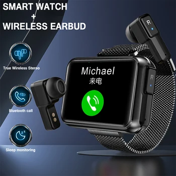2023 Умни Часовници За Мъже, Жени, Спортни Bluetooth Безжични Слушалки Спортни Часовници с Сърдечния Ритъм За Ios и Android Reloj Inteligente