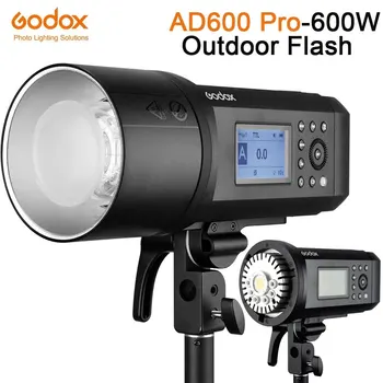 Godox AD600Pro Led лампа Witstro Flash с литиево-йонна батерия TTL HSS, вграден 2,4 G Безжична X Системен лампа с Xpro-C/N/S/F/O/P