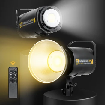 300 Watt Led Лампа За Видеозаснемане с Дистанционно управление на 2.4 G 3200-5700K С Регулируема Яркост За Студийната Видео Портрет на живо