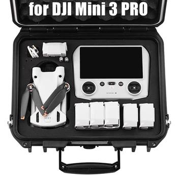 Твърд калъф за носене DJI Mini PRO 3, преносим калъф за съхранение, водоустойчив взривозащитен куфар, аксесоари за радиоуправляемого дрона