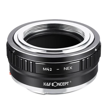 Преходни Пръстен за фотоапарат K& F CONCEPT M42-NEX Преходни Пръстен за обектива на Sony NEX E-mount NEX NEX3 NEX5n NEX5t A7 A6000 Корпуса на Фотоапарата