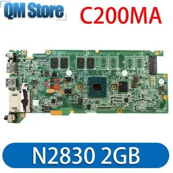 C200MA С процесор N2830 2 GB оперативна памет, дънна Платка на Лаптоп REV: E DA00C7MB6E0 За дънната платка на лаптоп Asus C200MA 100% Тествана нормално се Използва