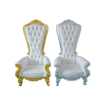 Луксозни кресла MANBAS за хола - Сватбена на един стол в стил принцеса, гумени дървени столчета за хранене, с гръб от естествена кожа Leaher