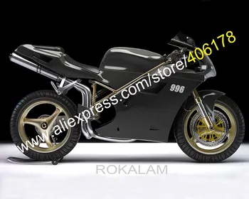 Индивидуален обтекател за Ducati мотоциклет 748 996 1996-2002 96 97 98 99 00 01 02 Напълно черно обтекател (шприцоване)