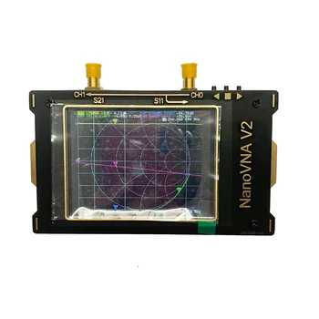 3.2-инчов 3G Вектор Мрежов анализатор 50 khz ~ 3 Ghz S-A-A-2 NanoVNA V2 Антена Анализатор на къси вълни RF-VHF-Дуплексерный Филтър + Батерия