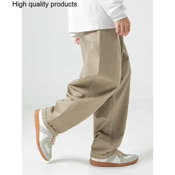 Нови модни панталони-карго, мъжки ежедневни свободни широки панталони, широки панталони, градинска дрехи, хип-хоп есен облекло