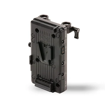 V-образна батарейная плоча, 15 мм адаптер за прът LWS за захранване на камери BMPCC 4K 6K