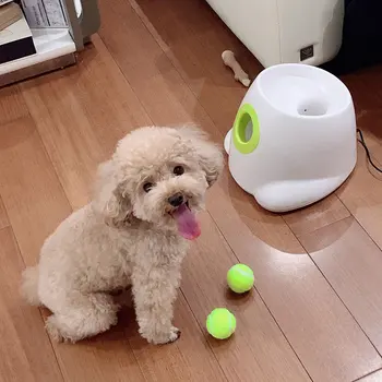 Играчка топка за кучета, стартера е за тенис, автоматично подаване на топката, машина за игра на пинбол, на топката за домашни любимци, играчки за collie