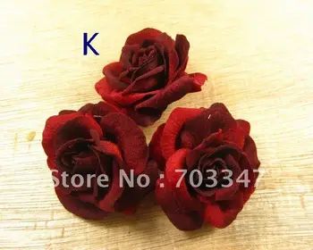 КОРОНА с кадифена роза размер 240X4CM, аксесоар с цветя за коса 