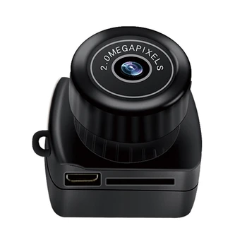 2X Малка мини камера, HD видео и аудио рекордер уеб камера Y2000 камера малка охранителна камера Secret Nanny Car Sport Mini Cam