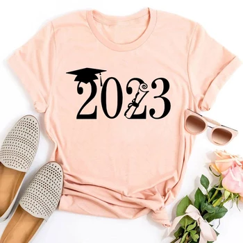 Клас на Бала Ризи 2023 Деления Ризи 2023 Дамски Выпускная Тениска За Момичета Деления Ризи Подарък за Бала и за Жени