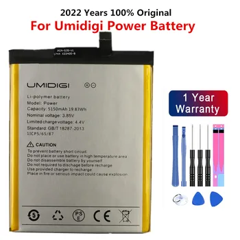 2022 години 100% Оригинална Батерия с капацитет 5150 ма за Umi Umidigi Power Смяна на батерията на вашия мобилен телефон В наличност + Проследяване + Инструменти