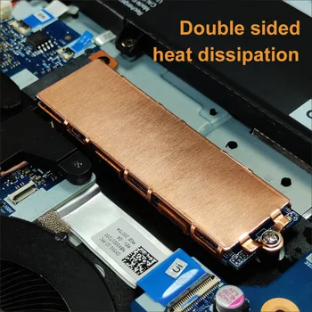 Охладител за твърд диск M. 2 от 100% чиста Мед, Радиатор за Охлаждане за твърди дискове, Термопластичная Уплътнение За NVME M2 NGFF 2280 PCIe SSD