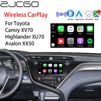 ZJCGO Безжична Apple CarPlay Android адаптер автоматично интерфейс за Toyota Camry XV70 Highlander XU70 Avalon XX50