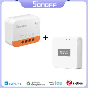 SONOFF ZBMINI L2 Extreme ZigBee Smart Switch Не се изисква Неутрален проводник, Двустранно управление на вашите ръце с помощта на Алекса Google Zigbee Hubs