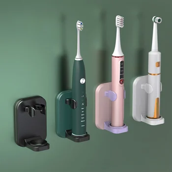 Електрическа четка за зъби, без пробиване в тоалетната Стенен държач за баня полици за съхранение за деца и възрастни