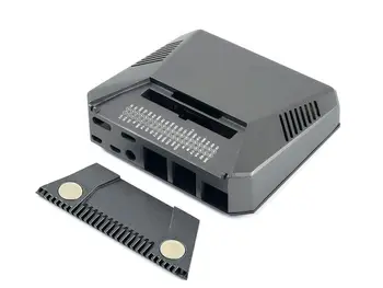 Waveshare Аргон ONE: Достоен алуминиев корпус за Raspberry Pi 4 с безопасен бутон за захранване и две печатни платки за лесен монтаж